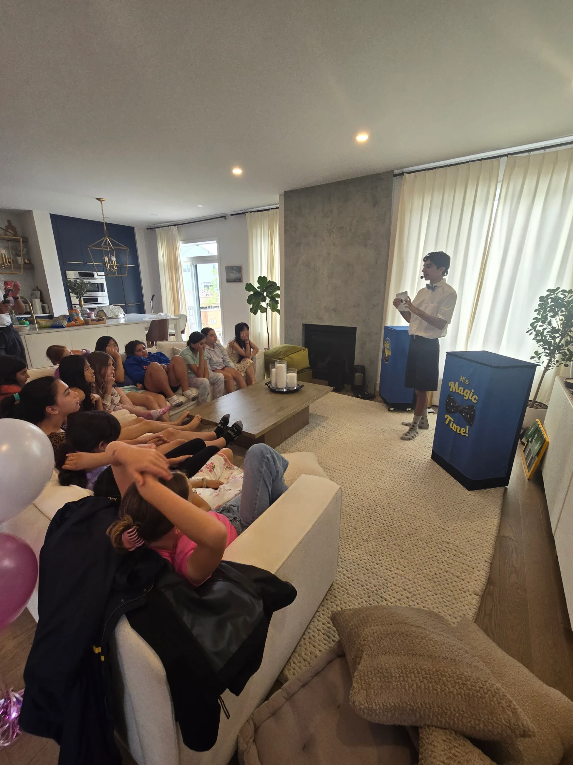 The Great Arjunia performing in front of a crowd of 14.